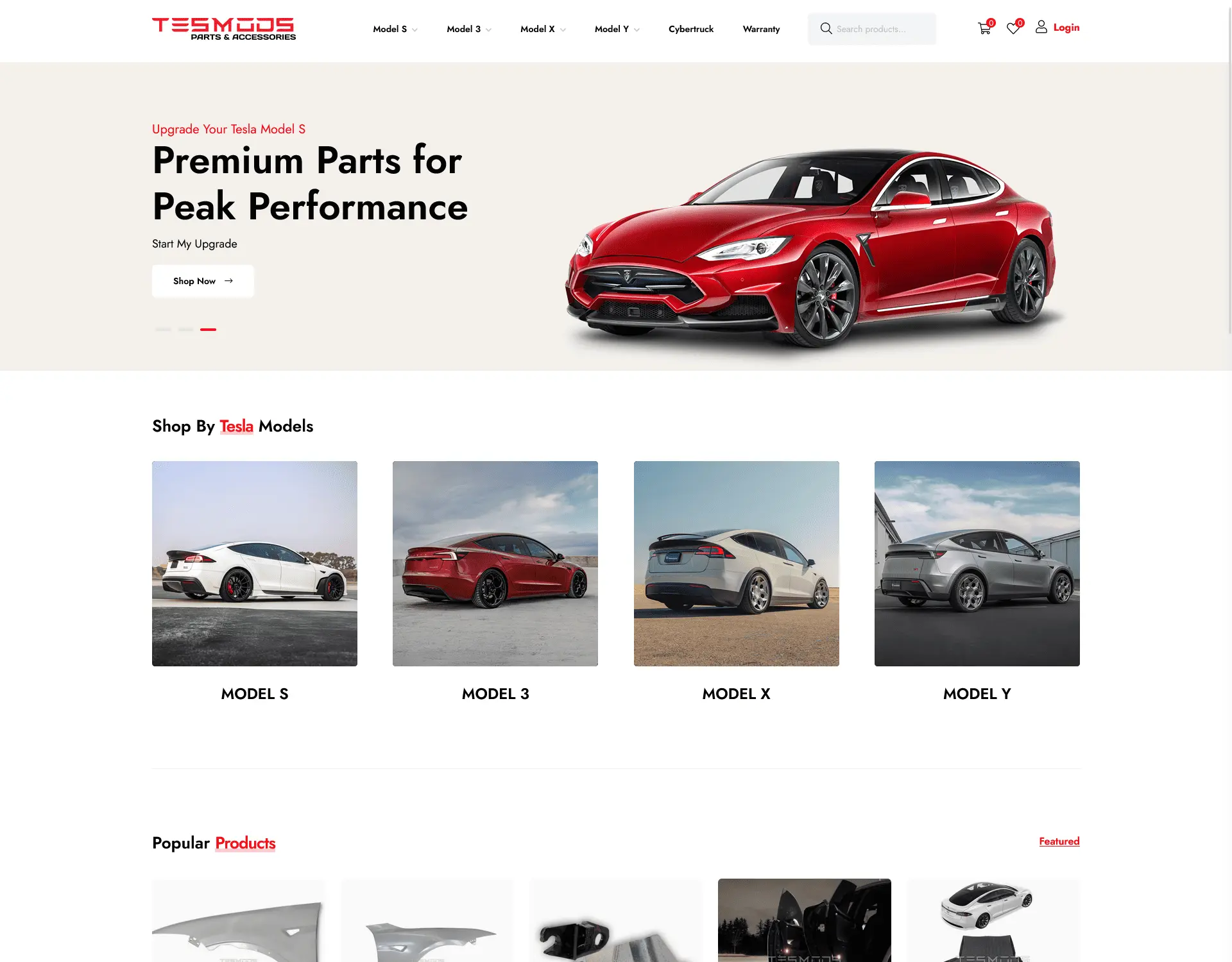 Tesmods Parts